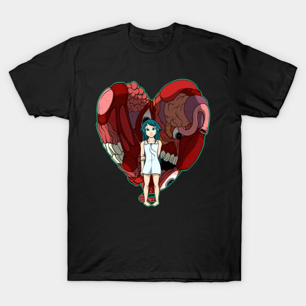 saya's love T-Shirt by SuperPixelDude